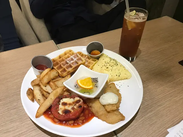 炸魚柳窩夫全日早餐