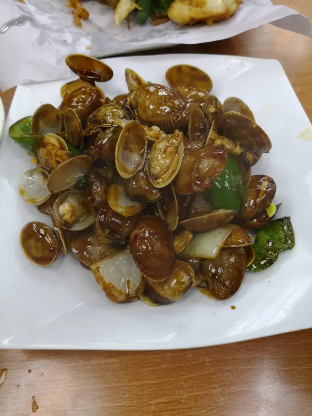 豉椒炒大蜆