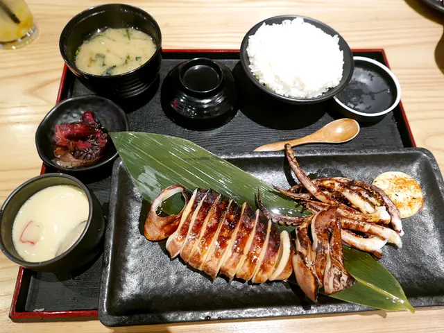 燒北海道產魷魚套餐