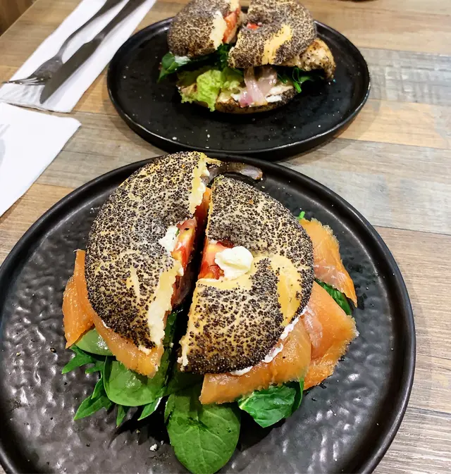 Smoked Salmon Bagels
