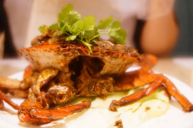 黑胡椒炒蟹