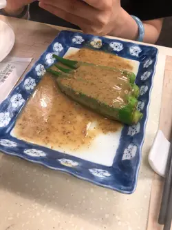 芝麻醬涼拌秋葵