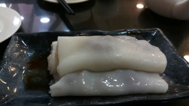 嘩！好足料，豬潤超多
可惜腸粉唔夠滑