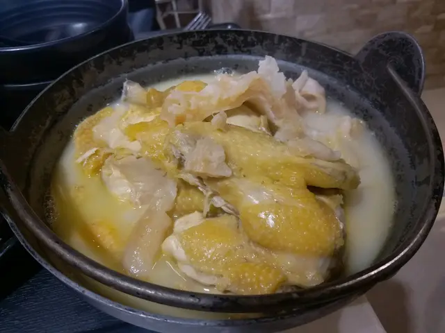 花膠螺片雞煲翅湯