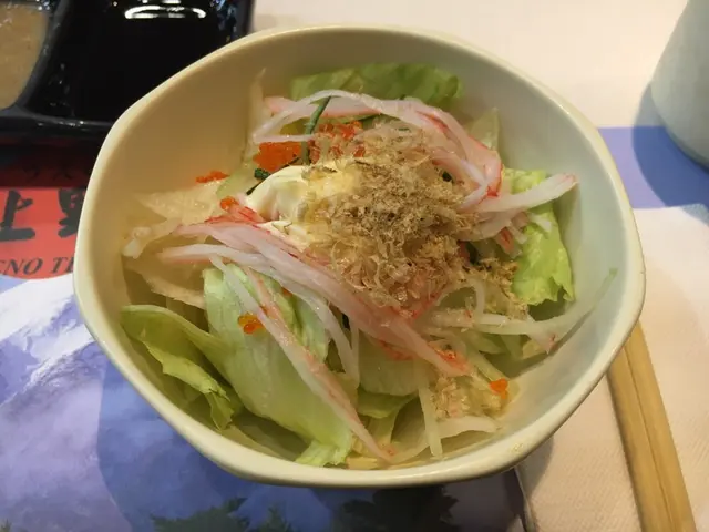 木魚絲蟹子沙津