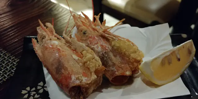 炸赤蝦頭