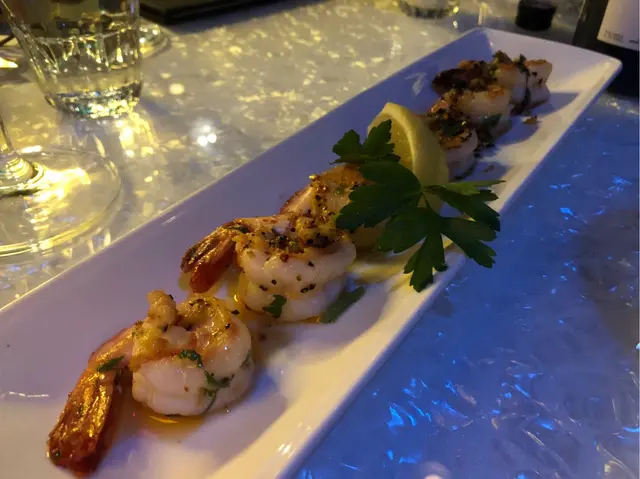 香蒜辣椒檸檬汁炒蝦