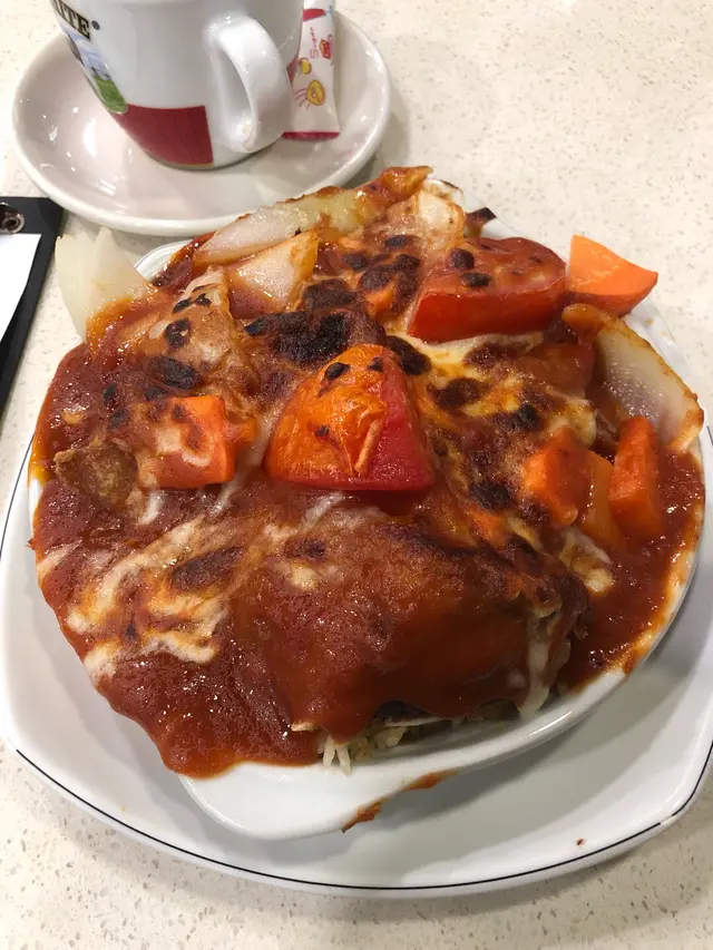 焗豬扒飯,下午茶