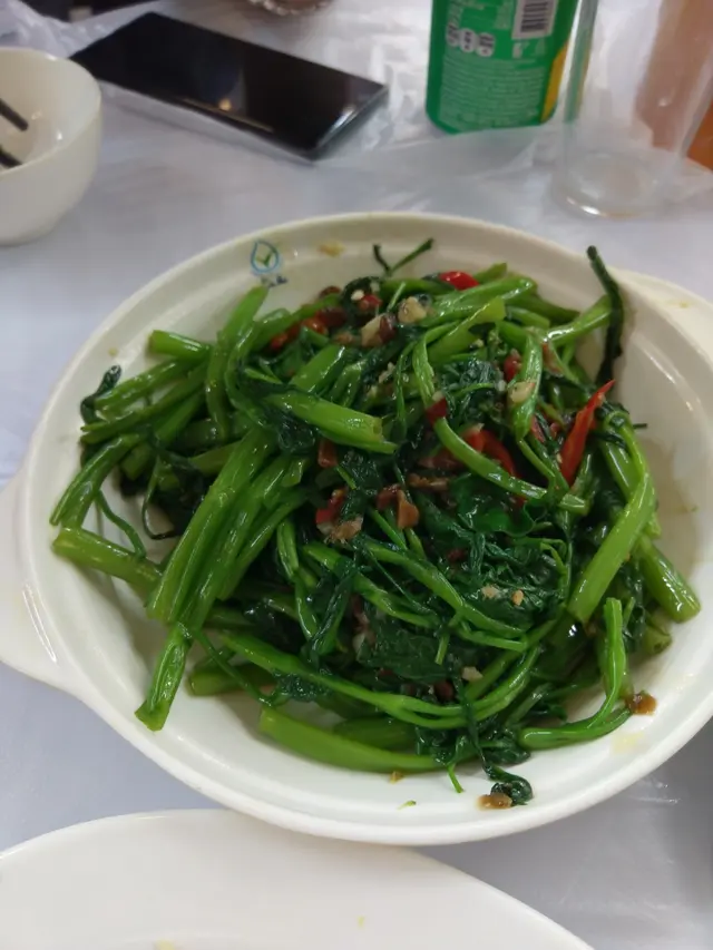 馬拉盞炒通菜