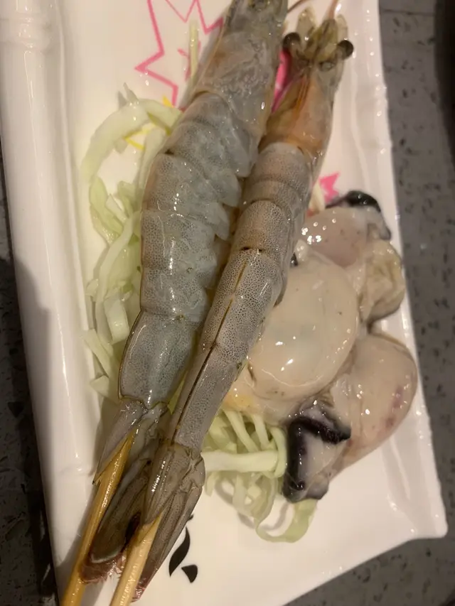 海蝦、生蠔