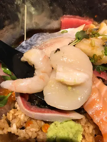 帆立貝  x  海老
