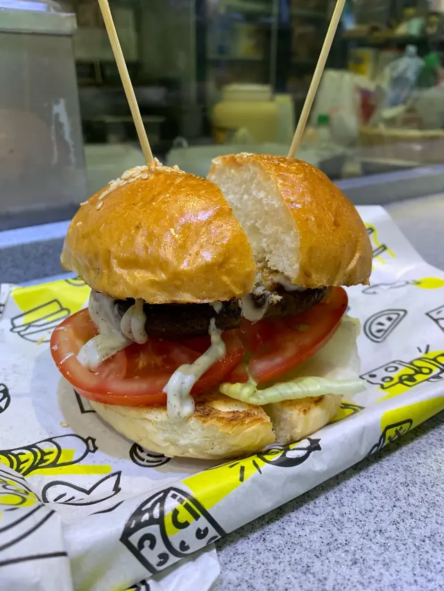 黑松露大啡菇漢堡