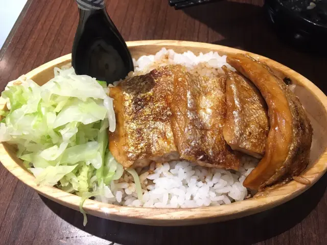 蒲燒三文魚腩燒汁飯