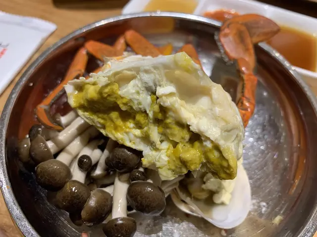 肉蟹好大隻,厚肉,又好多蟹膏,
蟹肉鮮甜,蟹膏豐腴味美,
食到想再encore!👍🏻