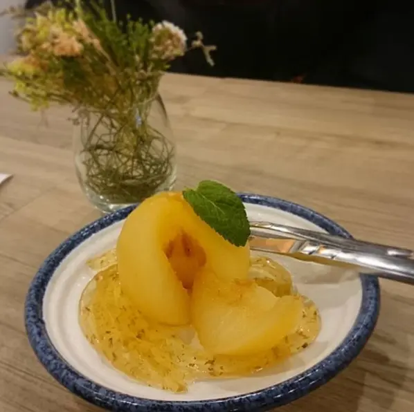 桂花白酒燉雪梨