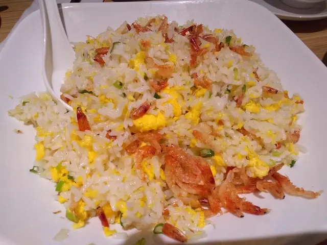 份量超足，櫻花蝦頗多，啖啖飯都有蝦