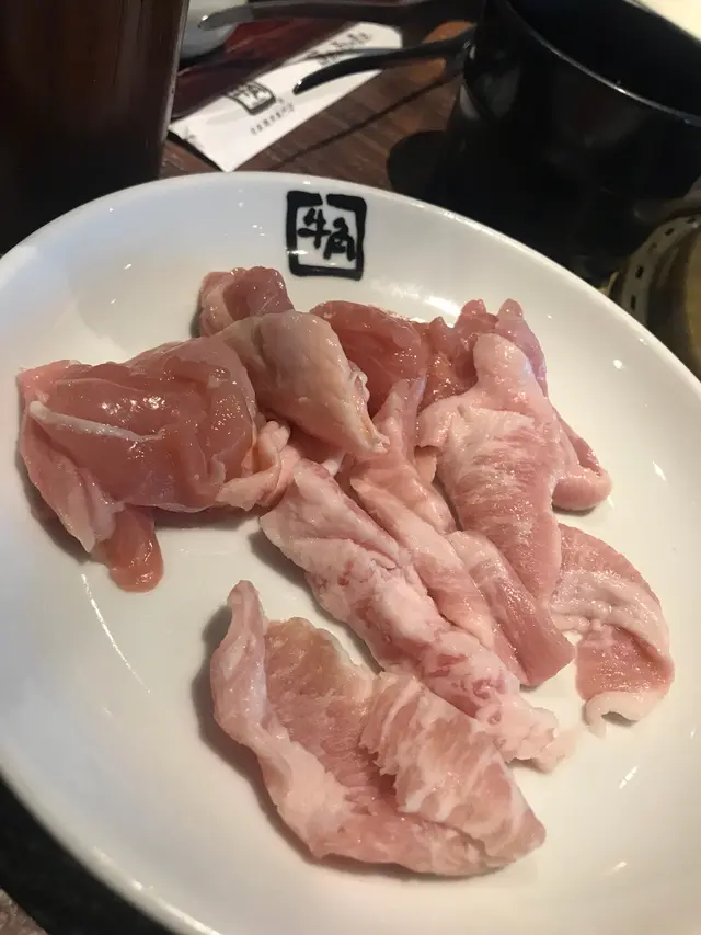 豬頸肉+雞俾肉