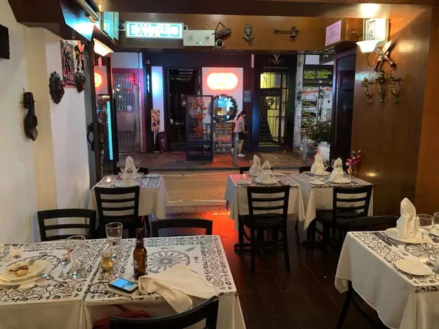 餐廳對出就係熱鬧既街道