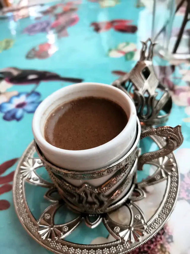 Woo... 濃得來，很獨特的清甜！原來土耳其咖啡係咁好飲