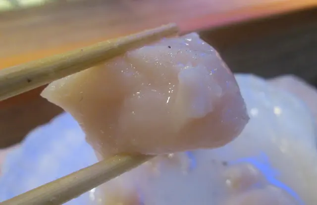 肉厚肥美,鮮甜帶有酒香