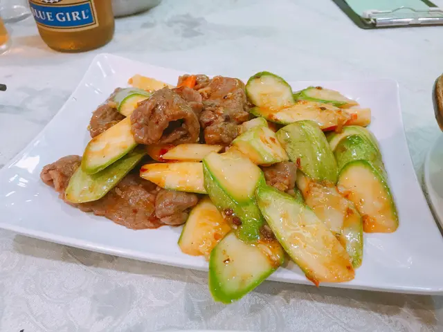 XO醬脆玉瓜牛肉