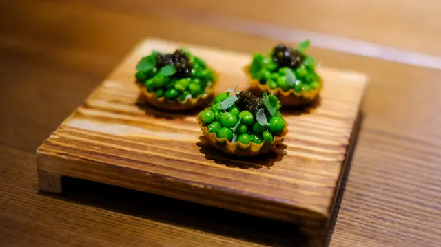 Pea。Cod Roe。Caviar