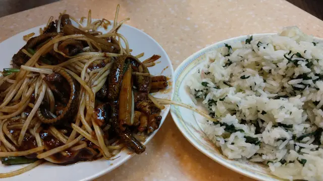 鱔糊菜飯