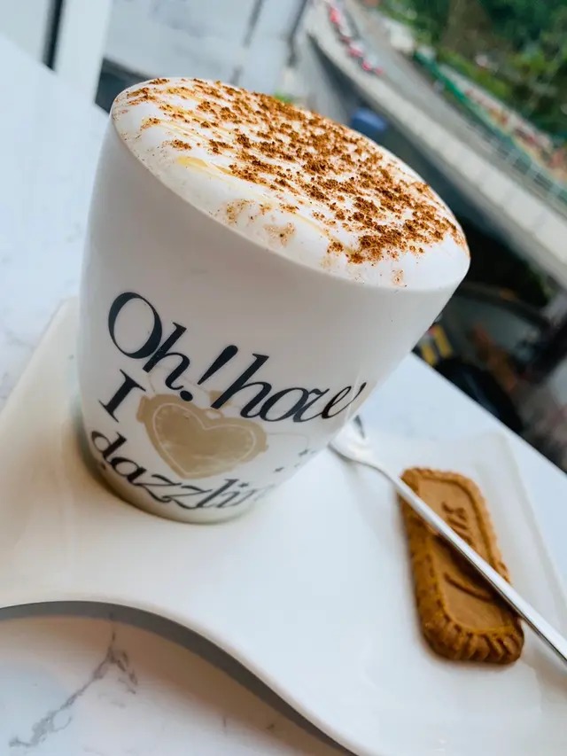 海鹽焦糖歐蕾(熱)