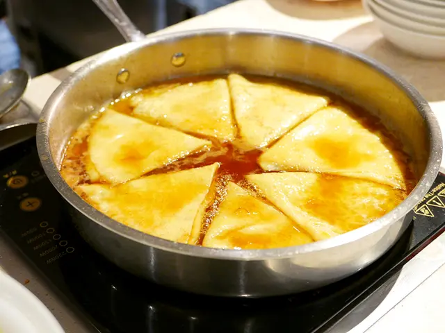 法式香橙薄餅配血橙雪葩