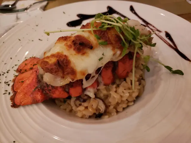 龍蝦肉爽，意大利飯滲透入濃香龍蝦汁味好creamer 。👍🏻