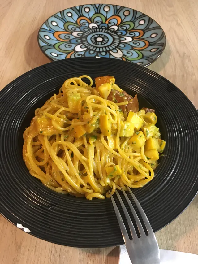 南瓜意大利黃瓜意粉