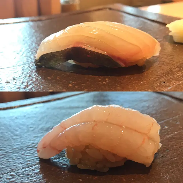 縞鯵    甘海老