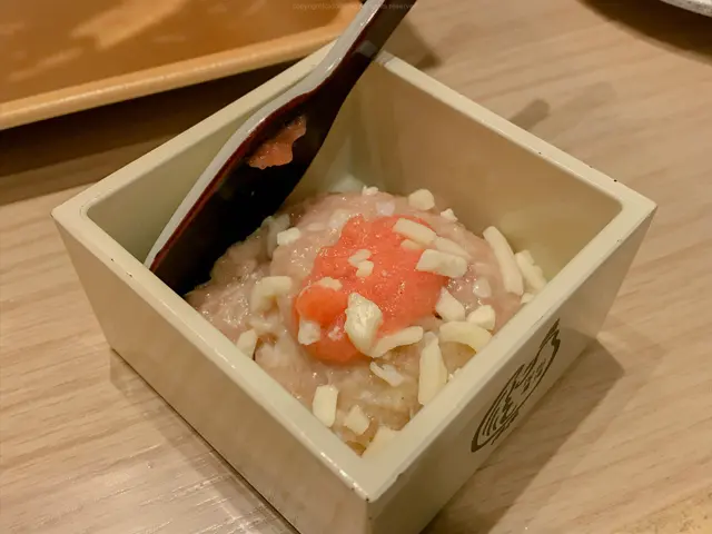 明太子免治雞肉