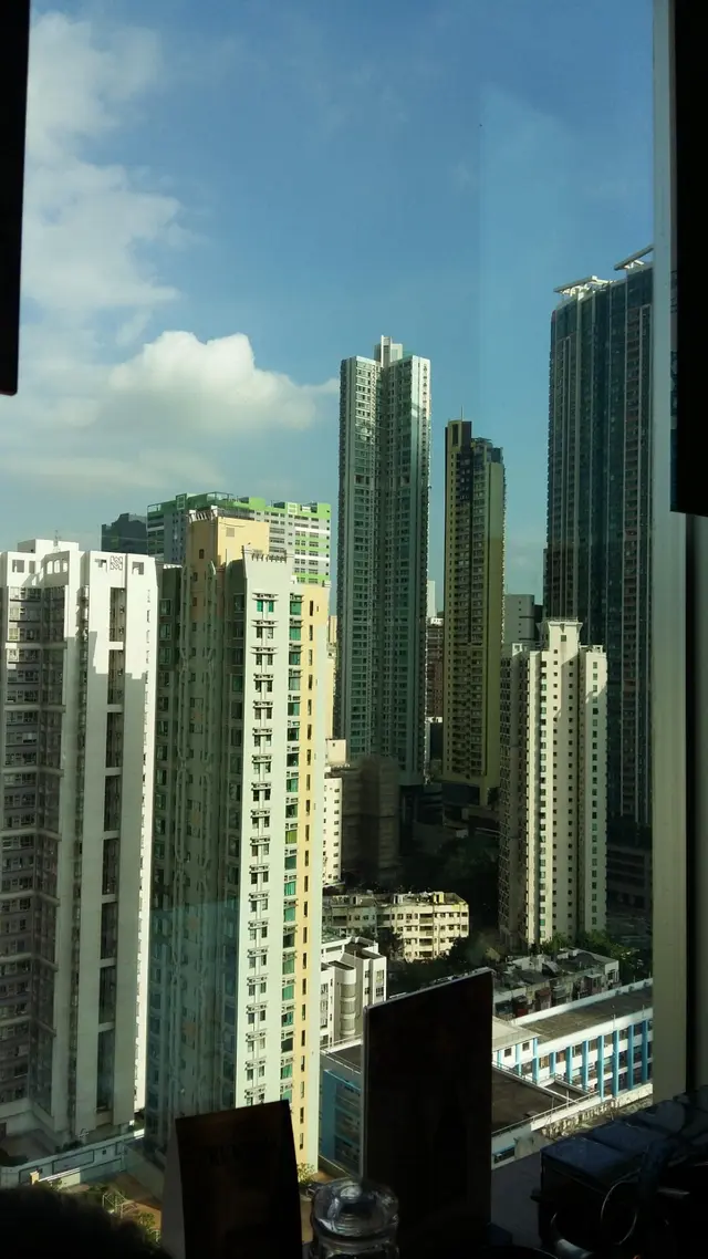 餐廳位於21樓，風景優美