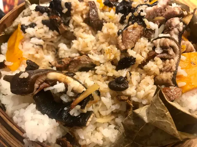 荷香籠仔陳皮豆豉黃鱔飯