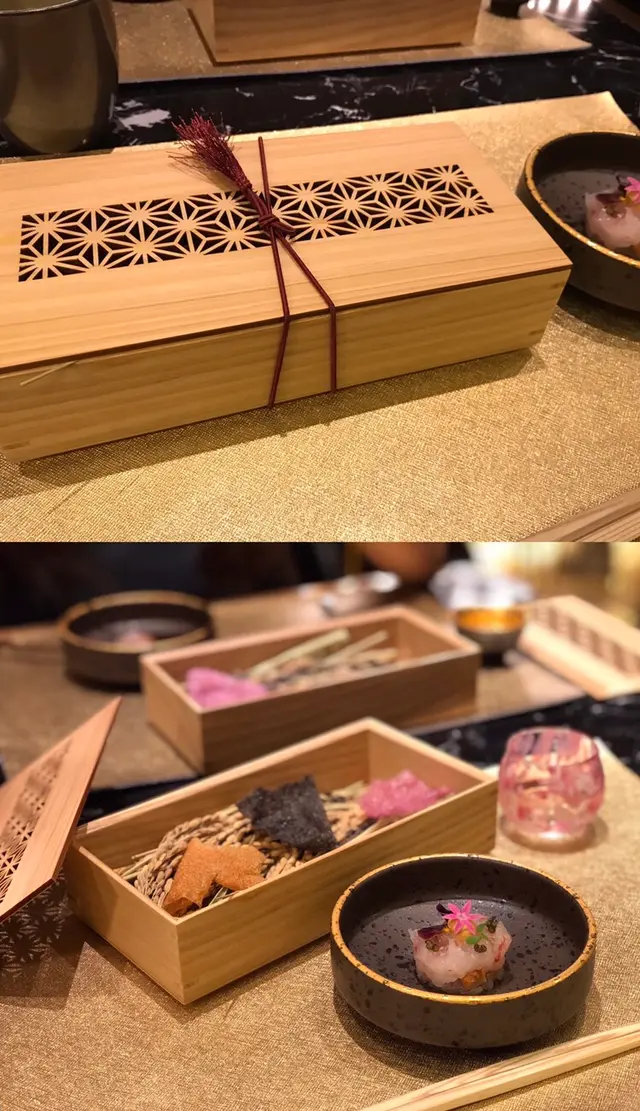 牡丹蝦他他配脆米片