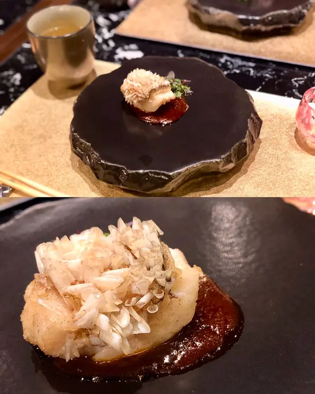 甘鯛魚配龍蝦汁