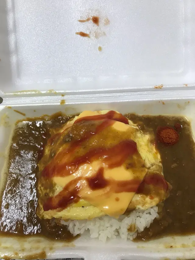 芝士蛋包咖喱飯 大辣