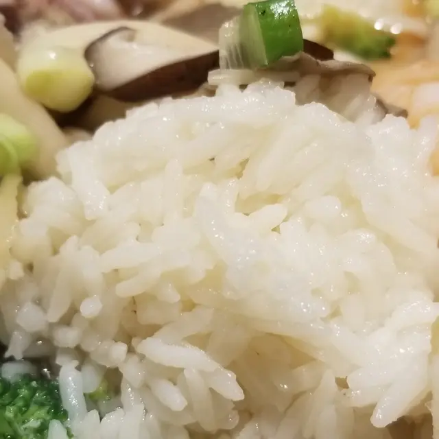飯粒結實。