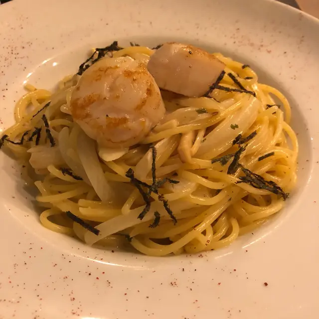 香煎帶子和風白味噌忌廉汁意粉