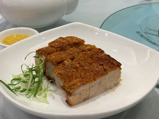 外皮香脆，肉質鮮嫩，搽D黃芥末真心惹味，細細粒一口一個，開胃又有口感