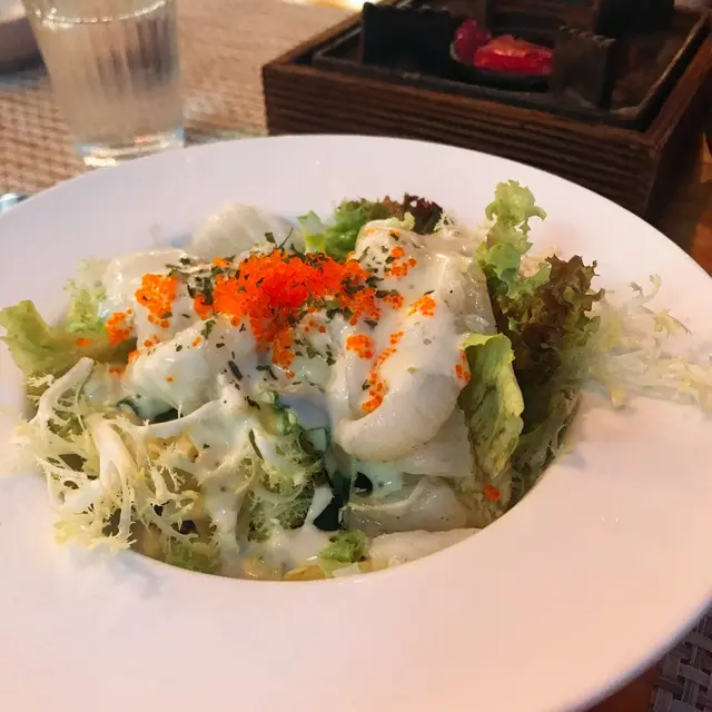 左口魚芥末忌廉沙律