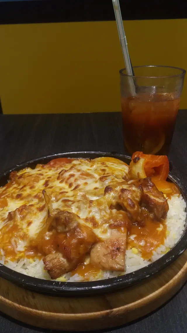 鮮茄焗鴛鴦扒飯