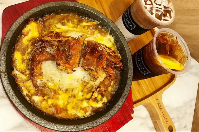 脆炸軟殼蟹🦀配日式芝士咖喱鐵板飯