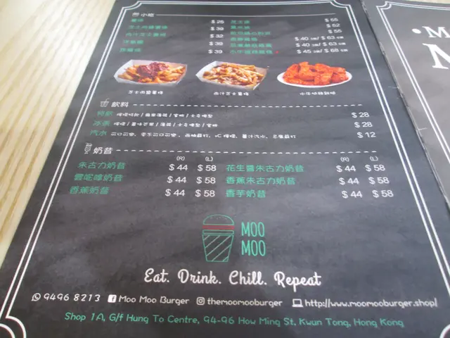 Snacks、Drinks和Shakes