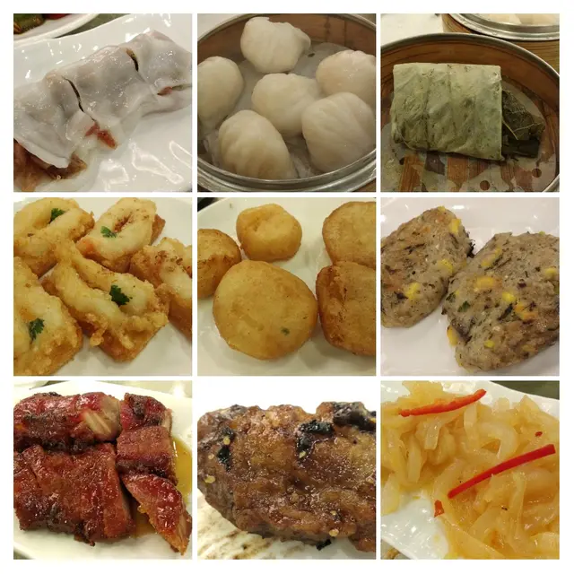 脆皮炸鮮奶及窩貼大明蝦