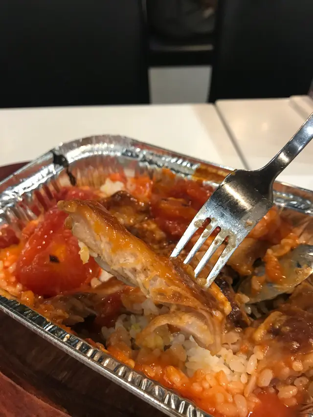 鮮茄汁焗豬扒飯