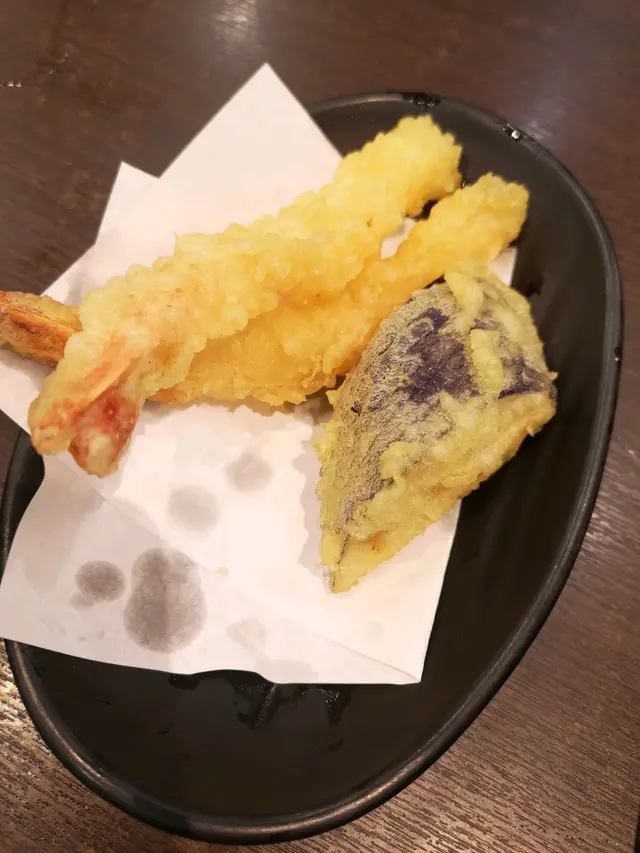 炸蝦天婦羅，茄子天婦羅