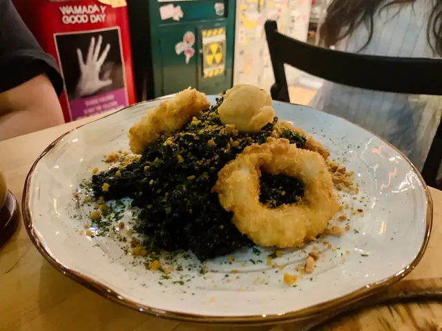 黑到爆炸魷魚圈墨魚滑墨汁燉飯-Super Black Luck Black Ink Risotto