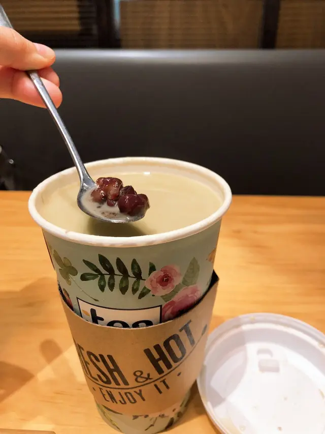 日式紅豆抹茶